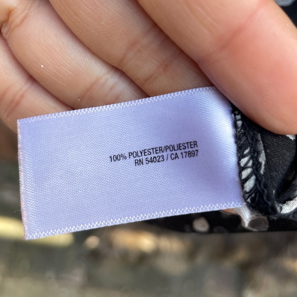 OLD NAVY | Women’s Black & White Sheer Blouse - Picture 4 of 8